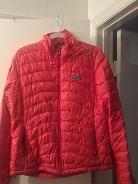Patagonia Women's Red Quilted Lightweight Puffer Jacket